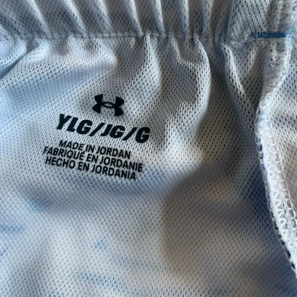 Under armour girls blue shorts NWT